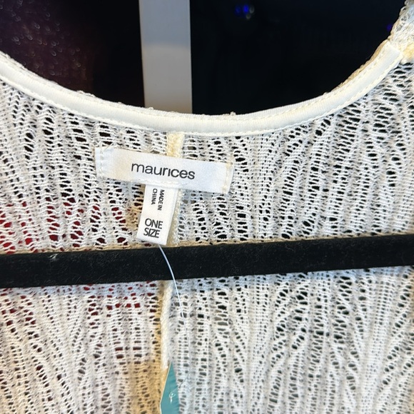 Maurices Cream Open-Front Jacket - Picture 2 of 3